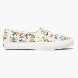 Keds Rifle Paper Co Wildflower Embroidered Double Decker Slip-On